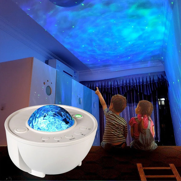 Bluetooth Christmas Decoration Rotating Starry Sky Ambience Light